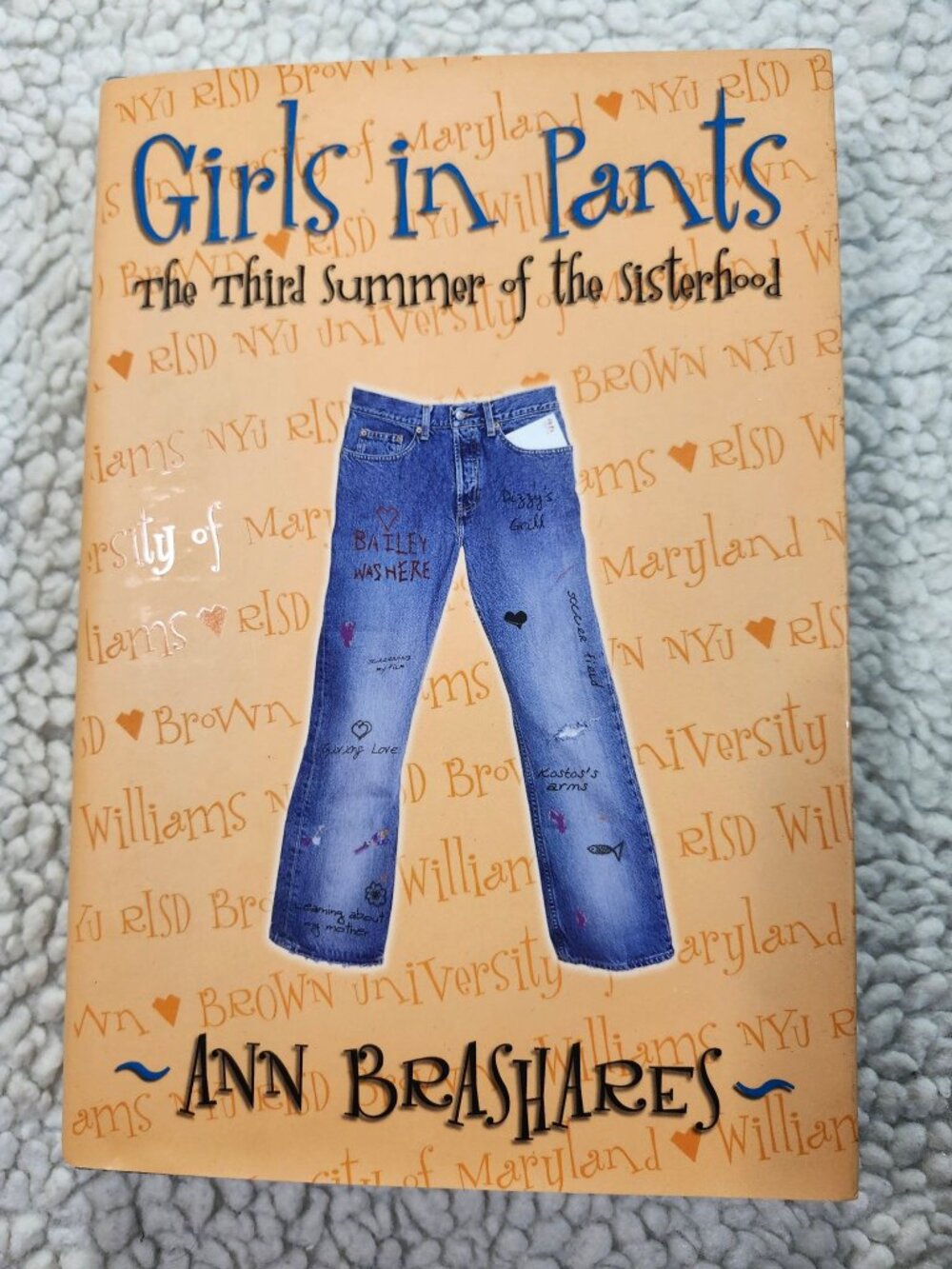 Girls in Pants The Third Summer of the Sisterhood Ann Brashares Hardcover 2005